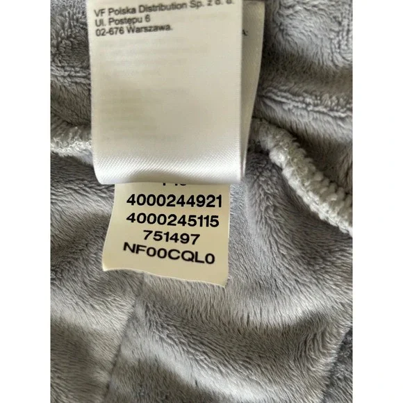 The North Face Caroluna Jacket Women S Quilted Fleece Lined Gray Full Zip Collar - Picture 11 of 12